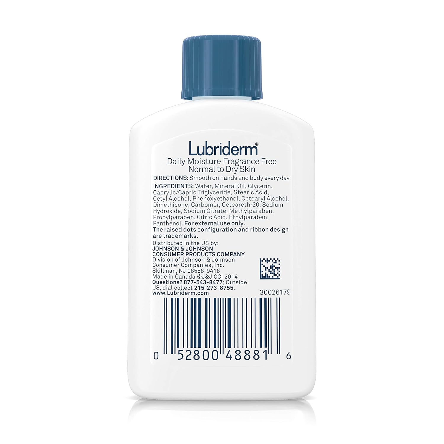 Lubriderm Lot Ff Size 6Z Lubriderm Daily Moisture Lotion For Normal To Dry Skin Fragrance Free : Body Lotions : Beauty & Personal Care