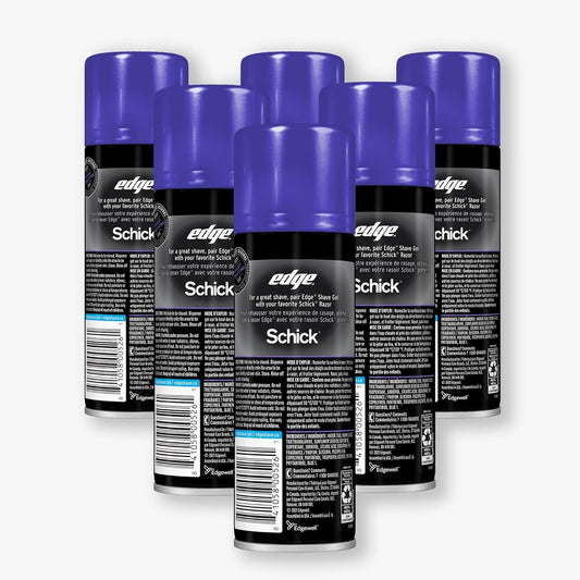 Edge Extra Moisturizing Shave Gel for Men, 7oz (6 Pack) : Beauty & Personal Care