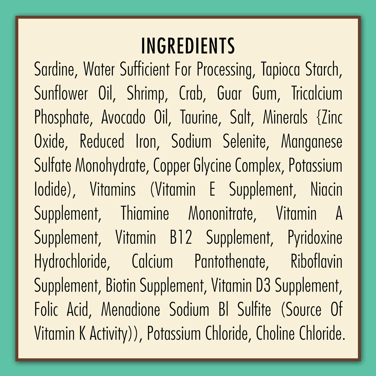 Avoderm Natural Grain Free Sardine, Shrimp & Crab Entree In Gravy Canned Wet Cat Food, 3-Ounce Cans, Case Of 24