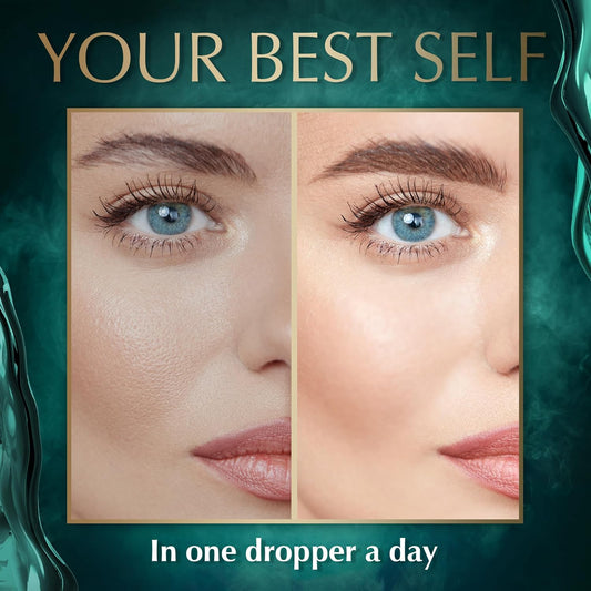 Wild Fuel Liquid Collagen Peptides With Biotin Vitamins For Hair Skin And Nails - 10,000Mcg Liquid Collagen For Women And Men 5,000Mcg Biotin - Lemon Flavor, Up To 2-Month - 2 Oz