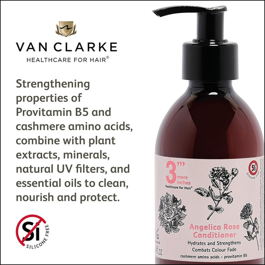 3'''More Inches Cashmere Protein Angelica Rose Conditioner 250Ml - Revitalizing Hair Strengthener, Nourishing Haircare- Conditioning Formula