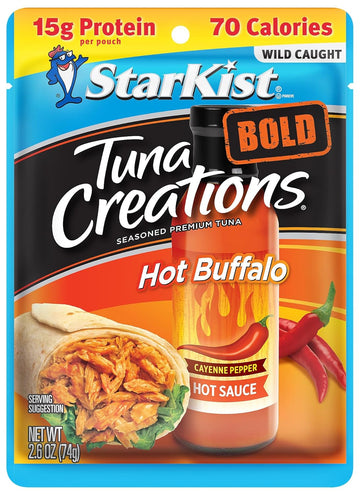 Starkist Tuna Creations Bold Hot Buffalo Style, 2.6 Oz, Pack Of 12