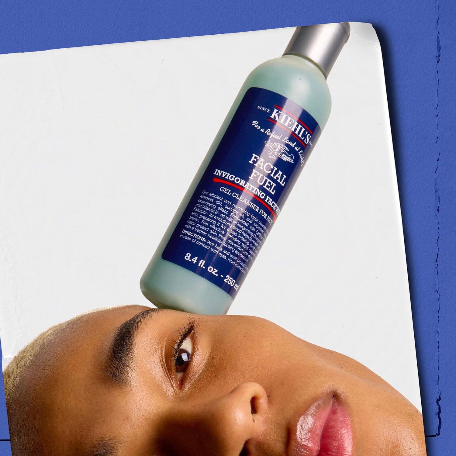 Kiehl's Facial Fuel Energizing Face Wash, Refreshing Men's Gel Cleanser, with Caffeine, Vitamin E and Menthol, All Skin Types, 250Ml : Amazon.co.uk: Beauty