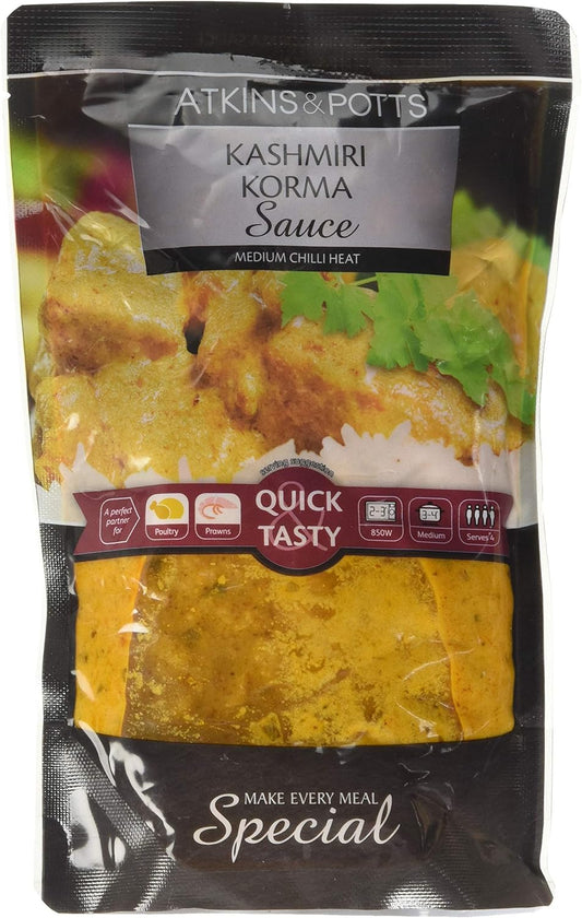 Atkins And Potts Kashmiri Korma Sauce, 350 G