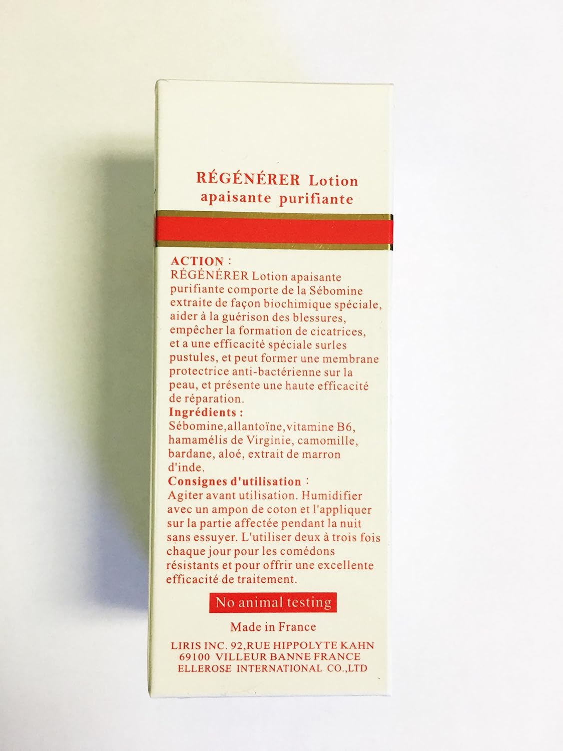 Regenerate Purifying Soothing Lotion Super Anti-Bacteriol Made In France