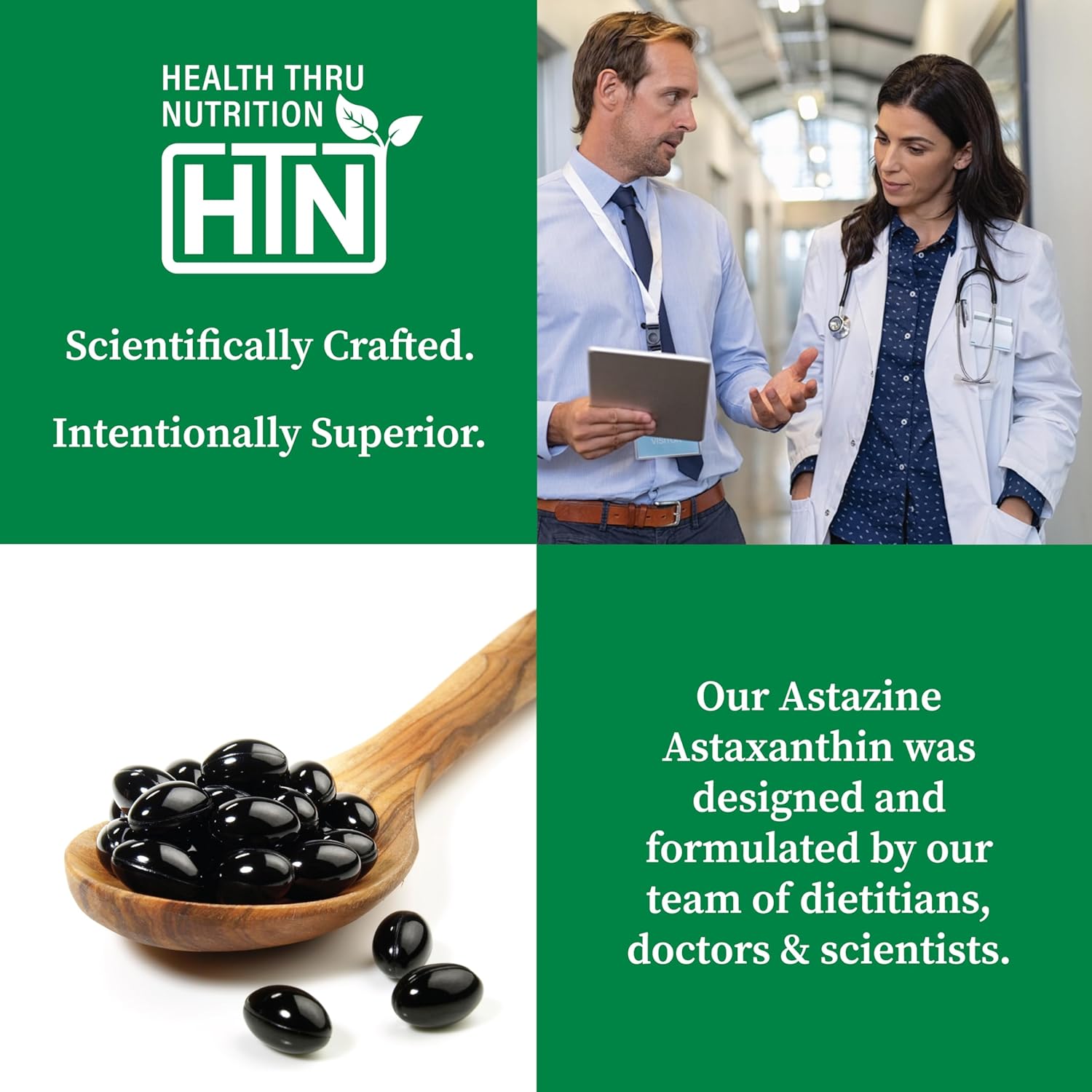 Health Thru Nutrition Astaxanthin Triple Strength 12Mg Supplement 120 Softgels | Astazine From Algae Organically Grown In Pristine Himalayan Water | Skin And Vision Support : Health & Household