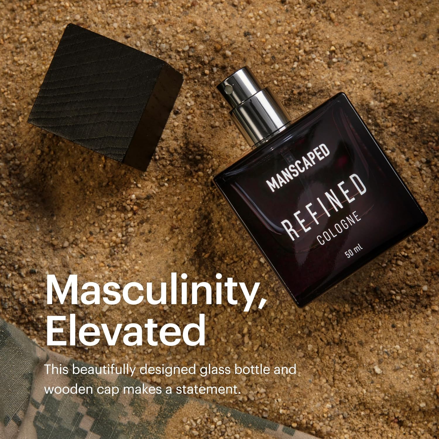 Manscaped® Refined® Cologne, Men'S Eau De Toilette Body Spray With Burst Of Citrus, Sambac Jasmine, Vetiver, Paraben-Free, 50Ml : Beauty & Personal Care