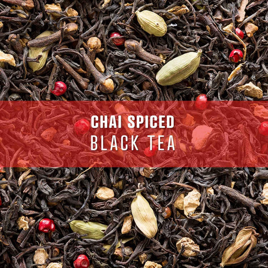 Elevate Tea Chai Black Tea - Loose Leaf Chai Tea, High Caffeine, 3 Oz Pouch - 30 Cups, Hot & Iced Tea, No Artificials, 2 Pack