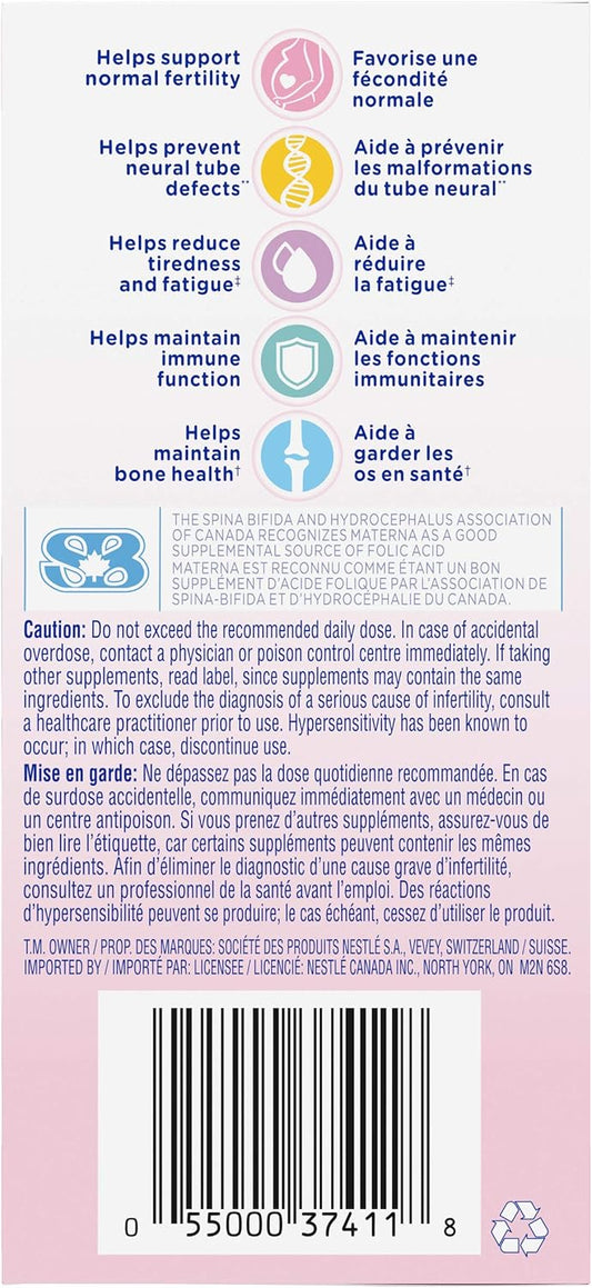 Nestle Prenatal Postpartum Vitamin & Mineral Supplement 100 Tablets