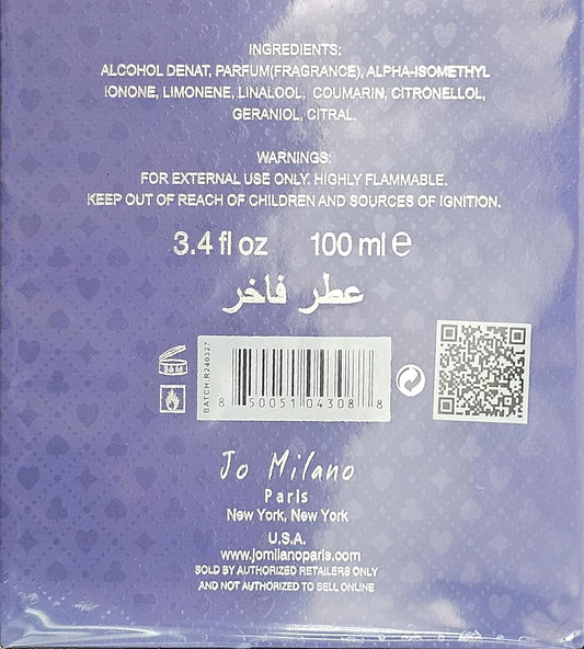 Jo Milano Game Of Spades Blind-Bid Miniature Parfum Spray, 0.1 Ounce (Unisex)