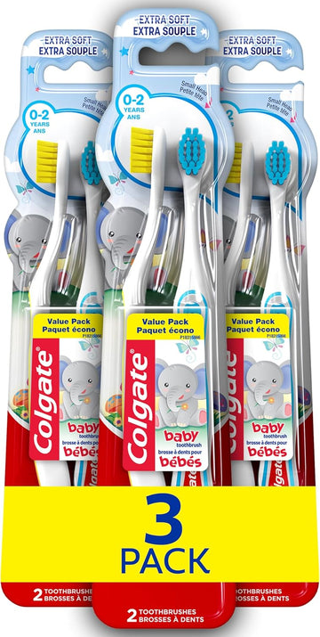Colgate Baby Training Toothpaste And Toothbrush Kit, Mild Fruit Flavor Set For Ages 3-24 Months