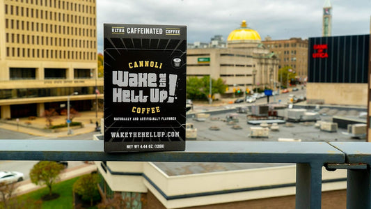 Wake The Hell Up! Cannoli Flavored Single Serve Coffee Pods Of Ultra-Caffeinated Coffee For K-Cup Compatible Brewers | 12 Count, 2.0 Compatible Pods