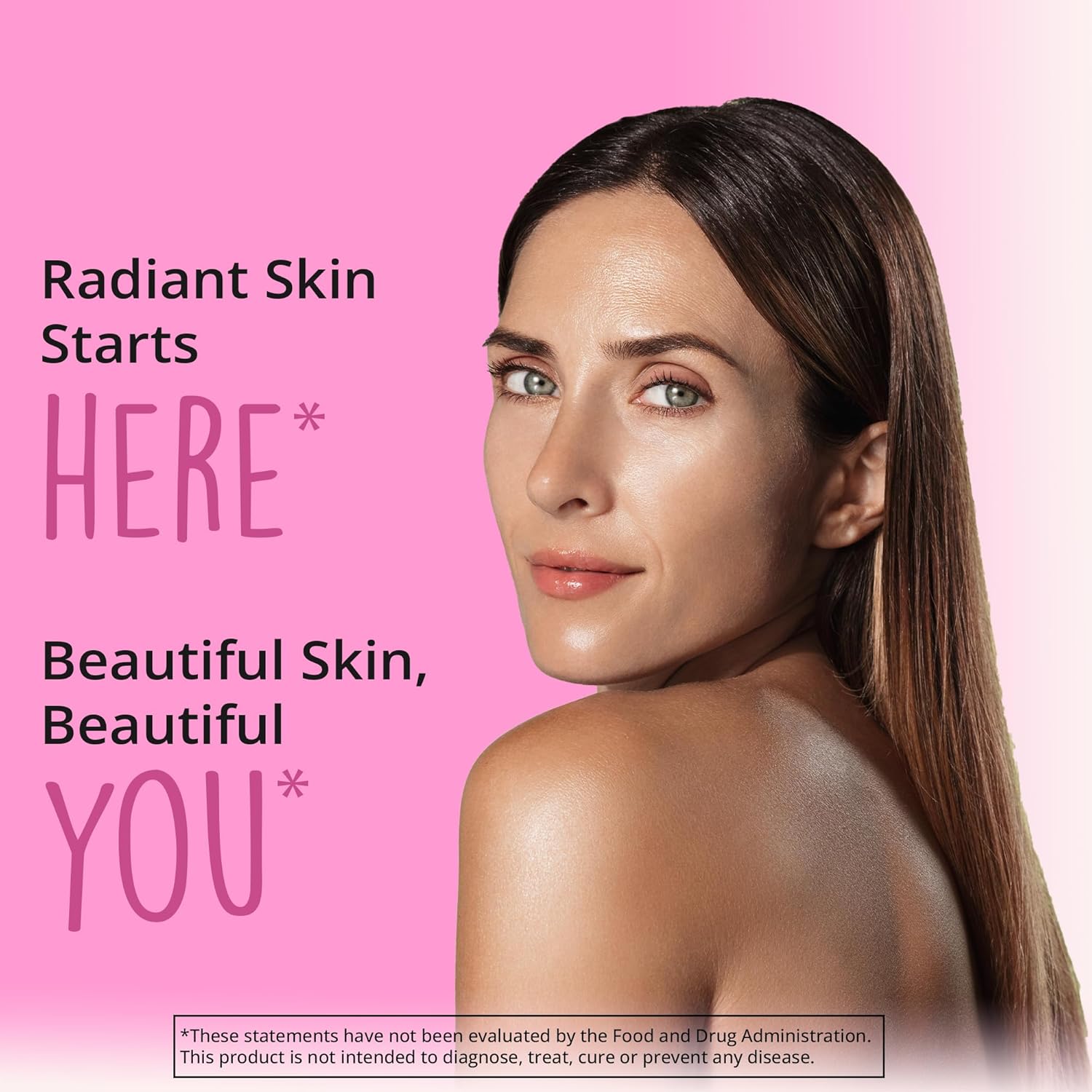 Vegan Collagen Builder w/ Hyaluronic Acid - Collagen Pills for Youthful Glow | Keratin & Elastin Builder for Skin, Hair, Nails, Bones, Cartilage, Tendons | Vegetarian | Non-GMO, 60ct : Health & Household