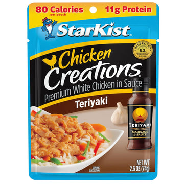 Starkist Chicken Creations Teriyaki - 2.6 Oz Pouch (Pack Of 12)
