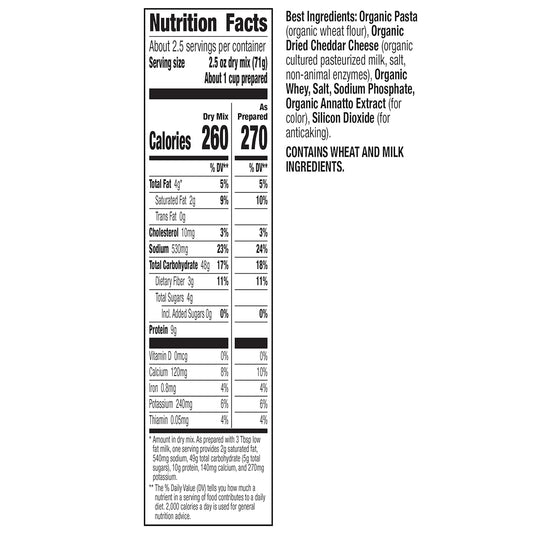 Annies Homegrown Mac & Chs Shell Chdr Org