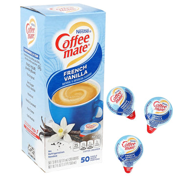 Original Liquid Coffee Creamer Singles, 50 Creamers Singles Serve Box (18.7 Fl Oz.)