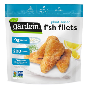 Gardein Golden Plant-Based Fishless Filets, Vegan, Frozen, 10.1 Oz