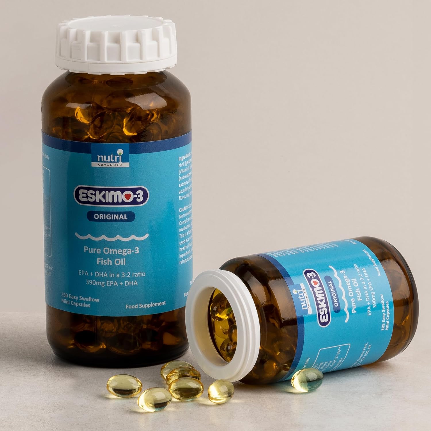 Eskimo-3 Fish Oil - Nutri Advanced - 250 Capsules : Amazon.co.uk: Health & Personal Care