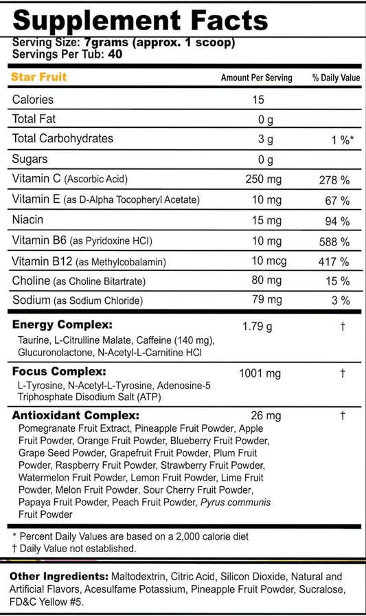 G Fuel Butters Energy Powder, Sugar Free, Clean Caffeine Focus Supplem