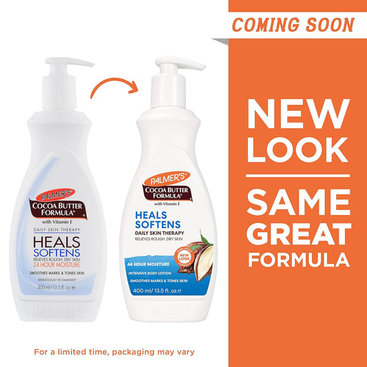 Palmer's Cocoa Butter Formula Daily Skin Therapy Body Lotion with Vitamin E, 13.5 Fl Oz (3 Count)