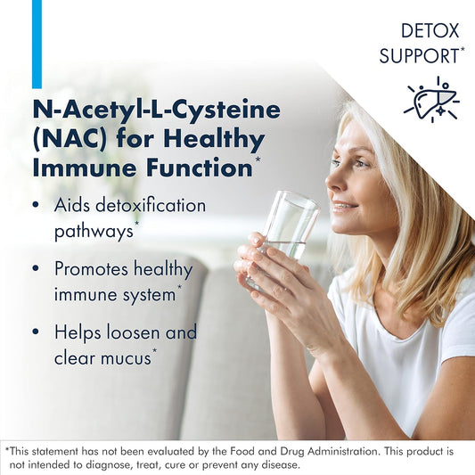 Metabolic Maintenance Nac Supplement - N Acetyl Cysteine 600Mg Per Capsule - Support Detox, Liver + Antioxidant Health - Help Reduce Oxidative Stress - Gluten + Dairy-Free (60 Capsules)