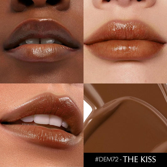 Brown Lipstick For Women Hydrate Glossy Lipstick Moisture Lip Gloss Sheer-Medium Coverage Long Lasting Lipsticks For Dry Lips (Dm72 Brown)