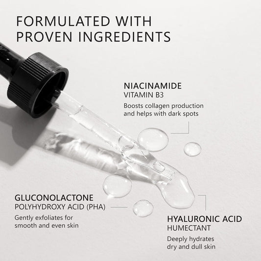 Asterwood Niacinamide Serum 1 Oz + Copper Peptides Serum 1 Oz