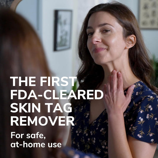 Dr. Scholl'S Freeze Away Skin Tag Remover - The First Fda Cleared, At Home Skin Tag Removal Kit. Clinically Proven Skin Tag Removal In As Little As 1 Treatment. 1 Skin Tag Removal Kit, 8 Treatments