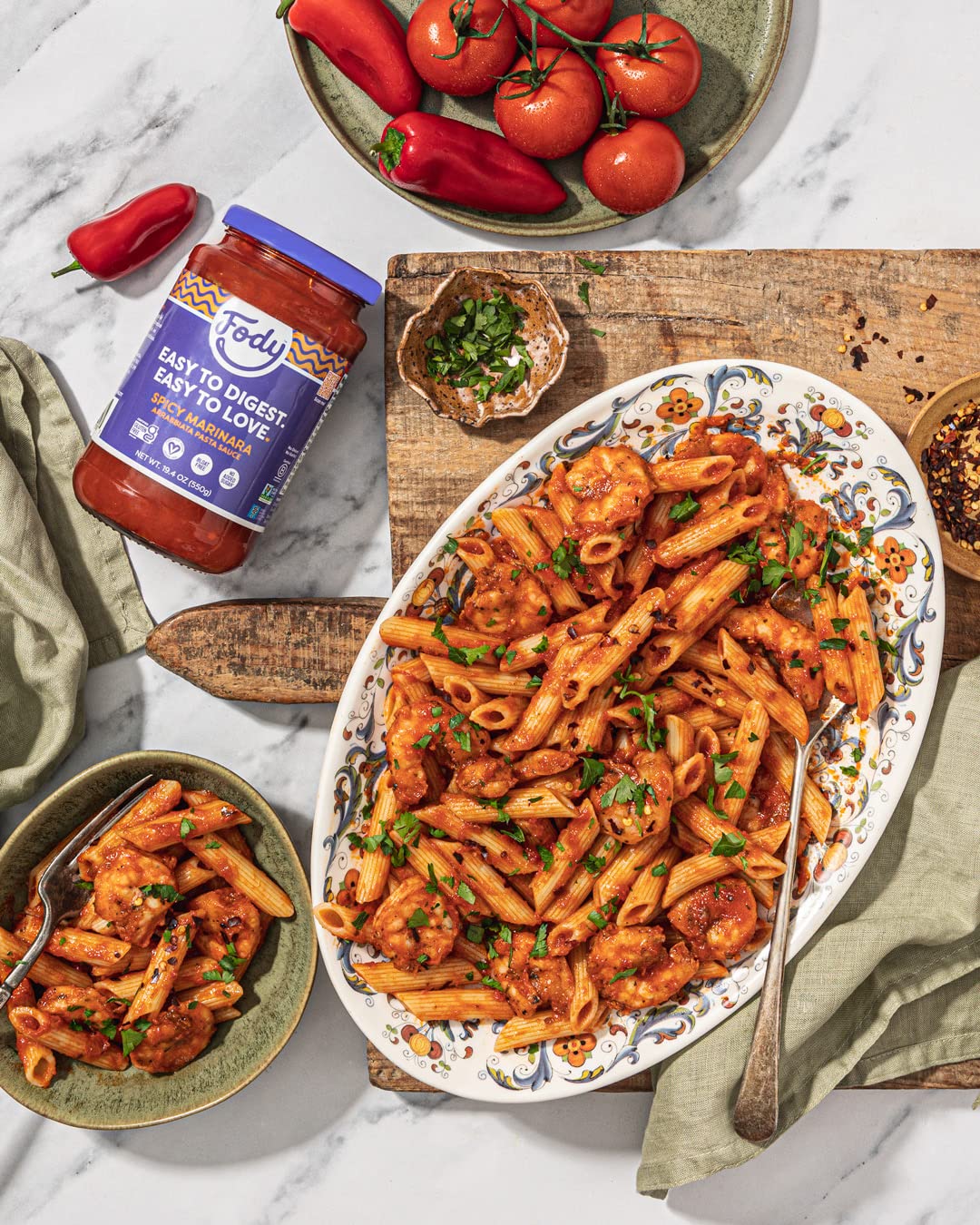 Fody Foods Tomato Basil Pasta Sauce, 19.4 Oz, Garlic And Onion Free, Low Fodmap Certified, Gut & Ibs Friendly, Vegan, Non-Gmo, Gluten Free, Kosher : Grocery & Gourmet Food