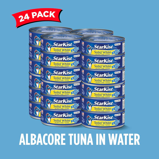 Starkist Solid White Albacore Tuna In Water, 5 Ounce (Pack Of 24)