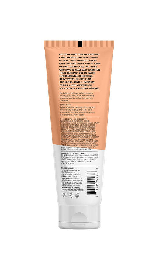 Acure Daily Workout Watermelon Conditioner | 100% Vegan | For Oily, Environmental Stressed, Workout Heavy Hair | Watermelon & Blood Orange - Gentle Everyday Formula | 8 Fl Oz