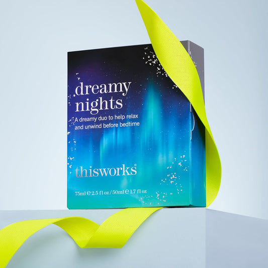 Thisworks Dreamy Nights Gift Set Sleep Duo: Deep Sleep Pillow Spray (75Ml) & Deep Sleep Body Whip Lotion (50Ml) (43 Value)