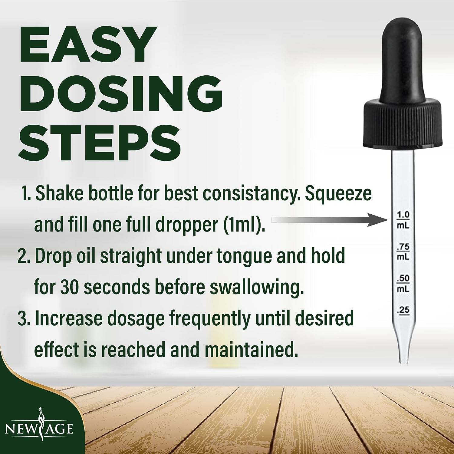 NEW AGE Hemp Oil - All Natural Grown and Made in The USA! (1000 (Pack