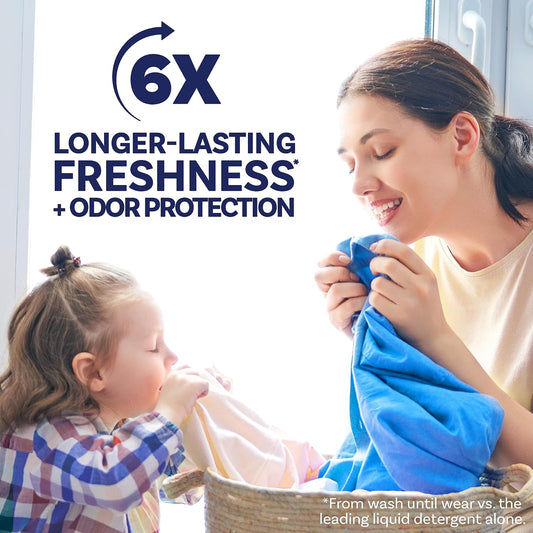 Downy In-Wash Laundry Scent Booster Beads, Cool Cotton, 9.1 Oz (Pack Of 4)