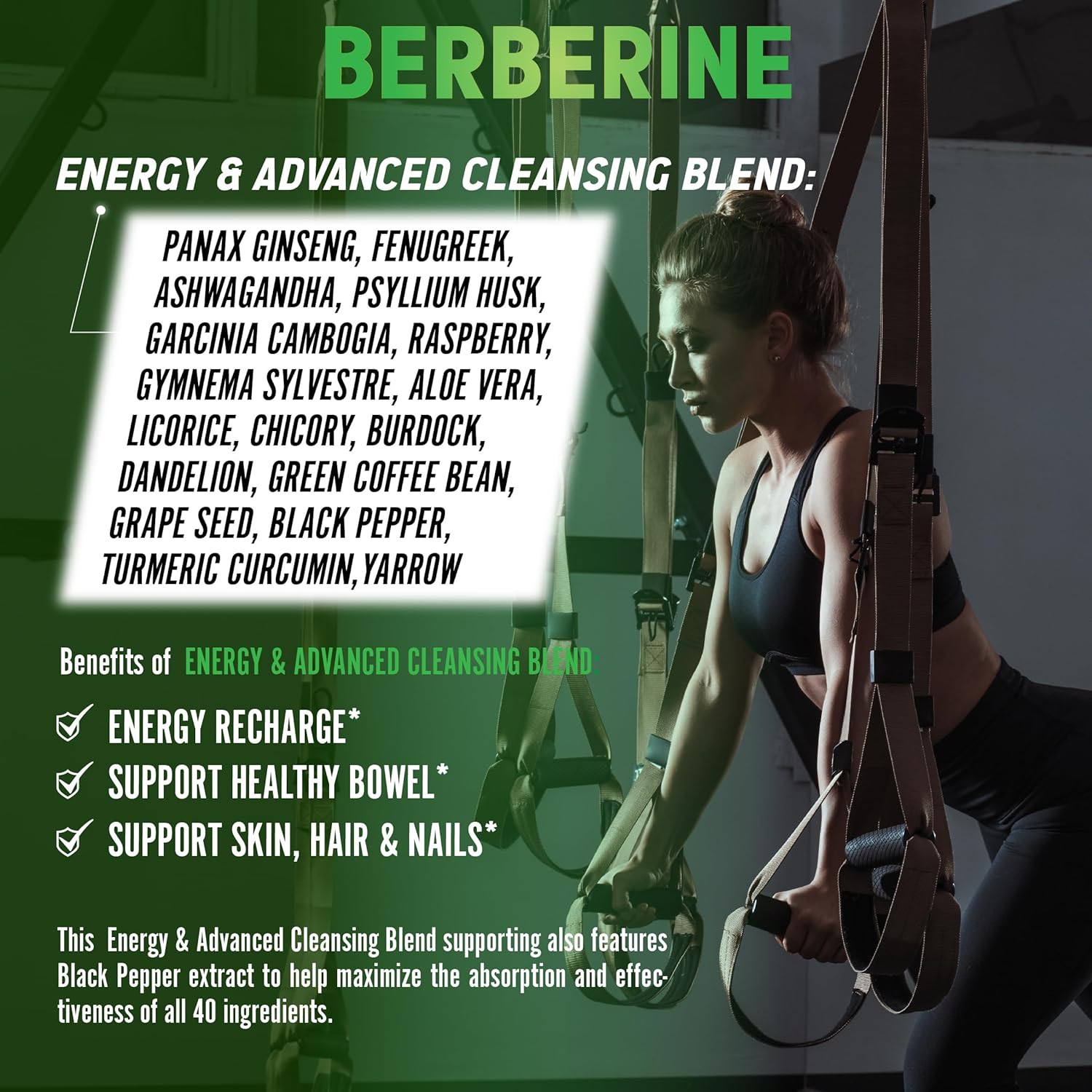 Zolotus 18800mg Berberine Supplement 40 in 1, with Sea Moss, Cinnamon, Milk Thistle, Apple Cider Vinegar, Quercetin, Best Supplement for Digestion, Immune System & Heart Health : Health & Household