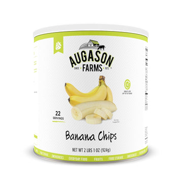 Augason Farms Banana Chips 2 Lbs 1 Oz No. 10 Can