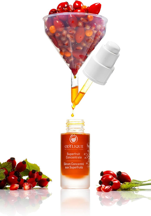 Odylique - Face Oil Organic 30Ml – Superfruit Concentrate - Naturally Rich In Vitamin C – Face Serum For Dry Skin