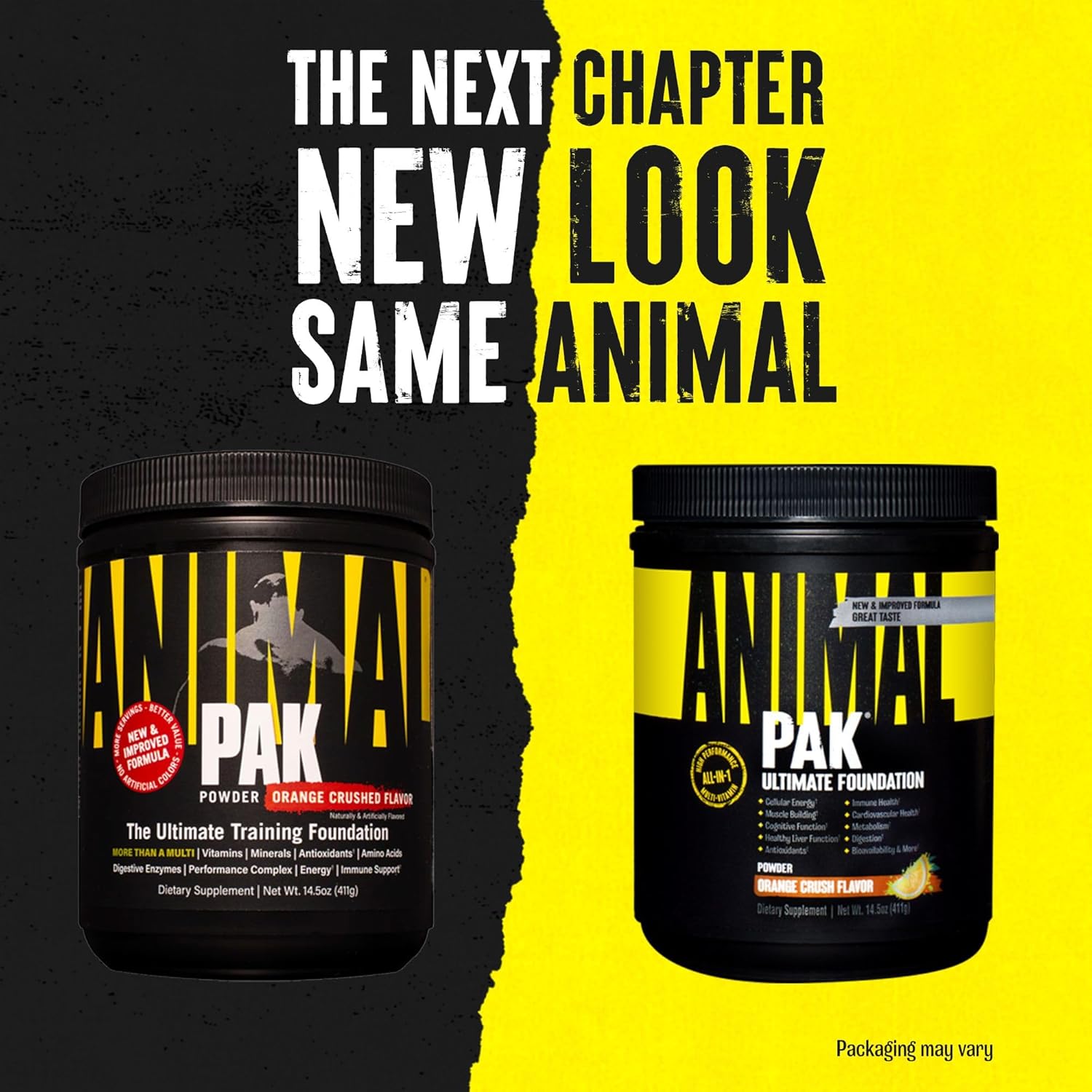 Animal Pak - Convenient All-In-One Vitamin & Supplement Powder - Zinc, Vitamins C, B, D, Amino Acids, Immune Support, Digestive Enzymes, And More - Daily Multivitamin For Women & Men - 60 Scoops : Health & Household
