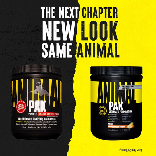 Animal Pak - Convenient All-In-One Vitamin & Supplement Powder - Zinc, Vitamins C, B, D, Amino Acids, Immune Support, Digestive Enzymes, And More - Daily Multivitamin For Women & Men - 60 Scoops : Health & Household