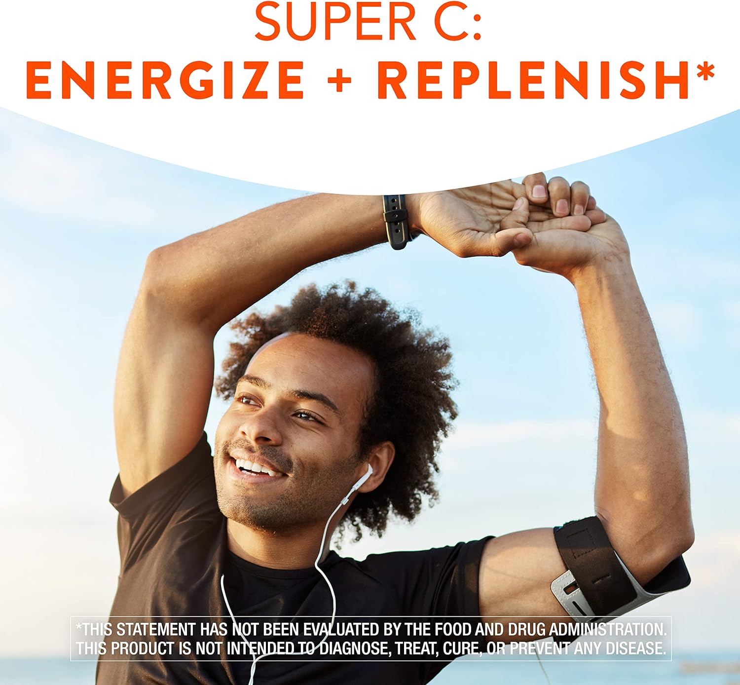 Vicks Super C Energize + Replenish Daytime Dietary Supplement with Vitamin C, B Vitamins, Green Tea, Ginseng, and Turmeric Extracts to help replenish essential vitamins*, 28 Caplets : Health & Household