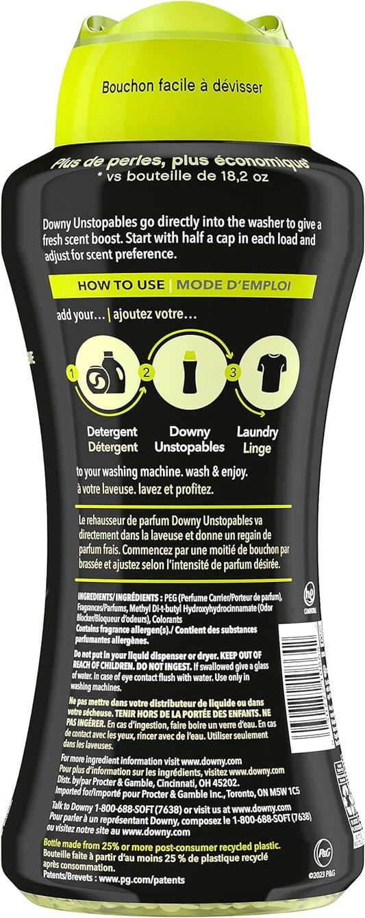 Downy Unstopables In-Wash Laundry Scent Booster Beads, Paradise, 24 Oz (Pack Of 2)