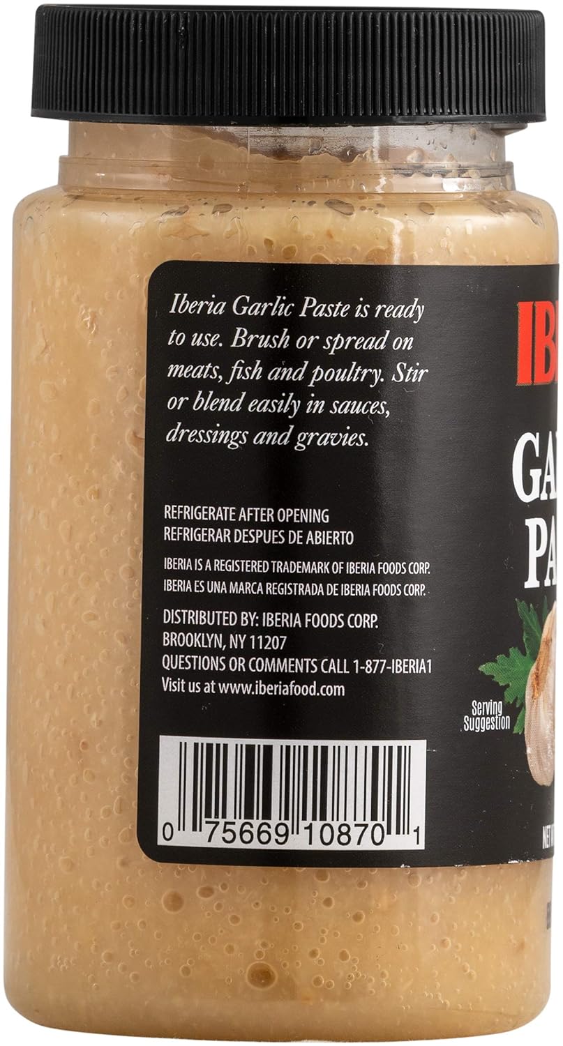 Iberia Garlic Paste, 8 Ounce