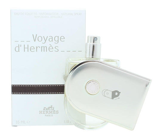 Hermes Voyage D'Hermes Eau De Toilette Refillable Spray 35Ml/1.18Oz : Beauty & Personal Care