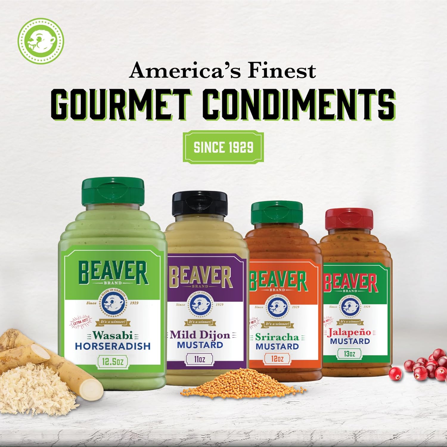 Beaver Extra Hot Wasabi Horseradish, 12.5 Oz Squeeze Bottle : Horseradish Condiment : Grocery & Gourmet Food