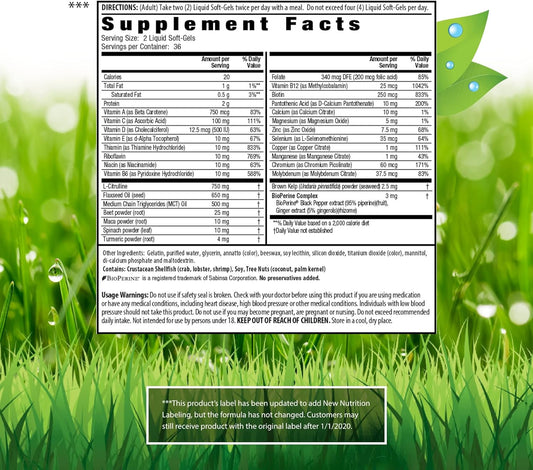 Irwin Naturals Quick Energy Red Liquid-Gel Multi - 72 Liquid Soft-Gels