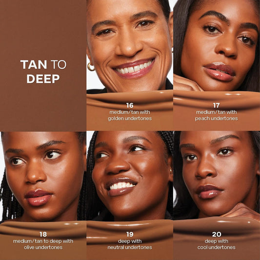 Saie Slip Tint Radiant Cream Concealer & All-Over Face Makeup - Concealer For Dark Circles, Redness & Blemishes - Lightweight Makeup Made With Hydrating Hyaluronic Acid - Shade 19 (0.17 Oz)