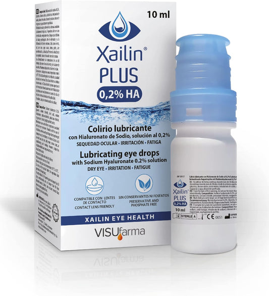 Xailin Plus 0.2% Eye Drops 10 Millilitres X2 Pack