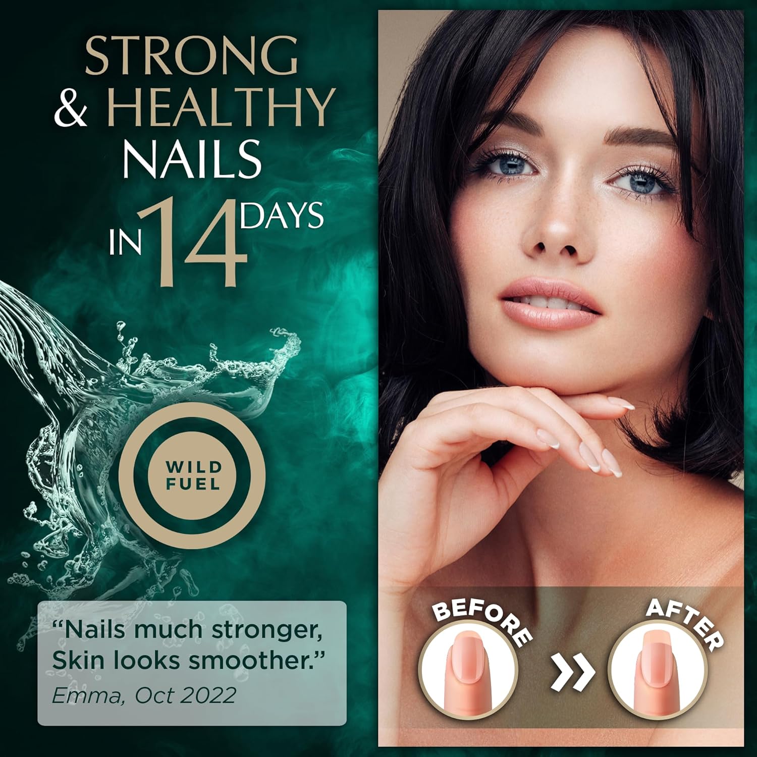 Buy Wild Fuel Liquid Collagen Peptides With Biotin Vitamins For Hair Skin And Nails - 10,000Mcg Liquid Collagen For Women And Men 5,000Mcg Biotin - Lemon Flavor, Up To 2-Month - 2 Oz On  Free Shipping On Qualified Orders