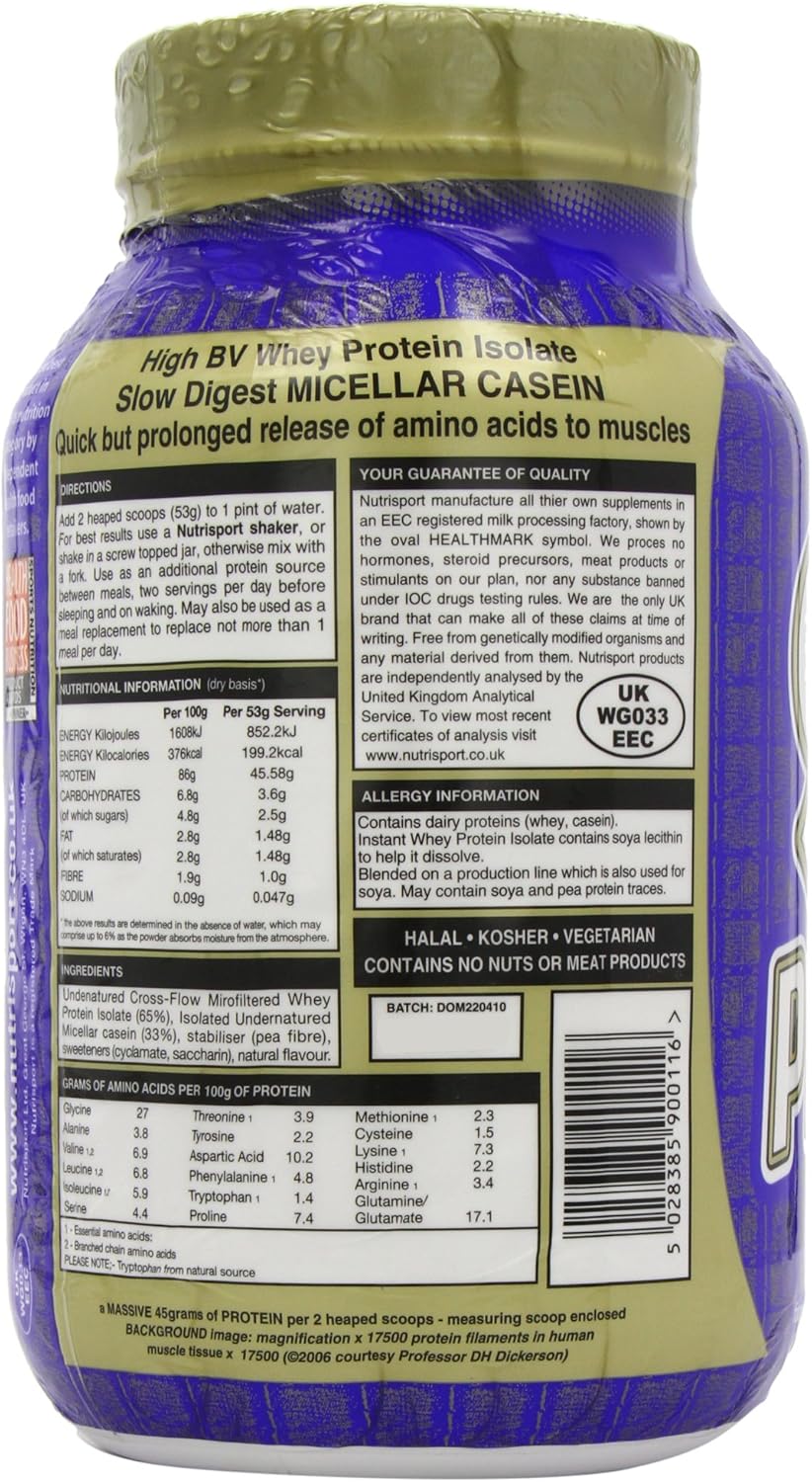 Nutrisport 90+ Protein 908G Strawberry