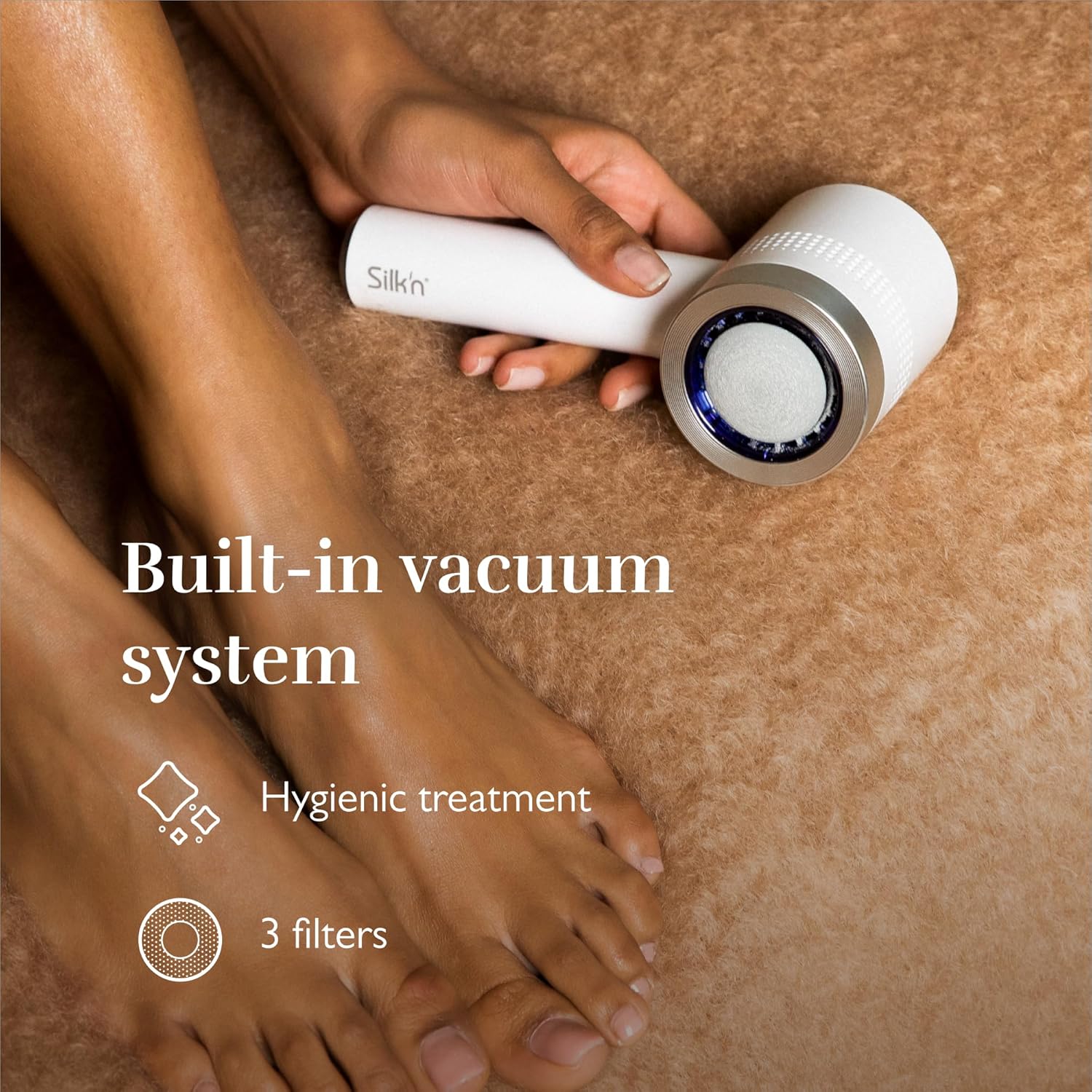 Silk'n - Electrical Callus Remover - VacuPedi - Callus Remover with Vacuum System - Black : Amazon.co.uk: Beauty